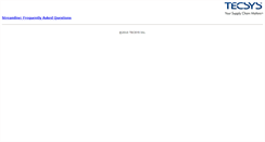 Desktop Screenshot of idmhelp.tecsys.com