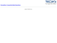 Tablet Screenshot of idmhelp.tecsys.com